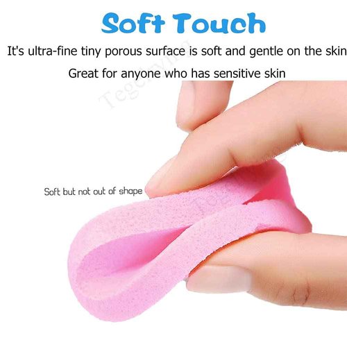 Facial Sponges Compressed,360 Pieces Makeup Remover PVA Professional Round Face Wash Sponges Spa Pads for Women Exfoliating Cleansing,Pink