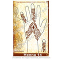 Henna Body Art Airbrush Stencil - ProAiir 7" x 4"