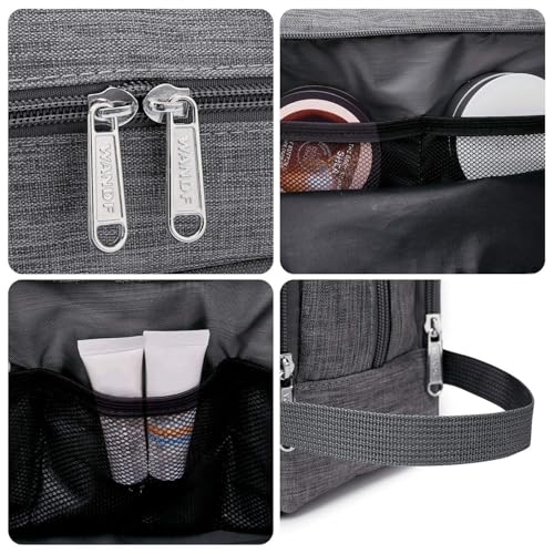 WANDF Compact Travel Dopp Kit for Men | Water-Resistant