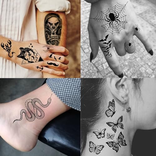 73 Sheets Chicano Temporary Tattoos For Women Men Adults