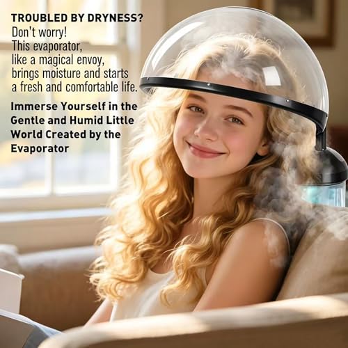 KINLITO 2-in-1 Face & Hair Steamer with Ozone, Ultrasonic Mist for Spa & Deep Cleansing