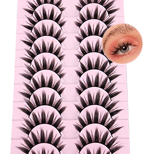 Manga Lashes 16MM - 10 Pairs Japanese Anime Thick Spiky