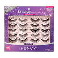 i•ENVY 10 Pairs Wispy Human Hair Eyelashes Multipack