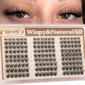 Wispy Lash Clusters - D Curl Natural Fluffy Eyelashes 8-16mm