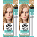 L'Oreal Paris Magic Root Rescue 10 Minute Root Hair Coloring Kit, Permanent Hair Color with Quick Precision Applicator, 100% Gray Coverage, 8G Medium Golden Blonde, 2 count