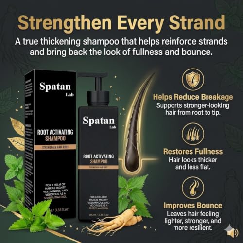 Spatan Root Activator Shampoo for Hair Growth & Volume