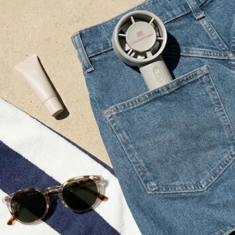 LONDONTOWN Cool Set Nail Fan - 5-Speed Rechargeable Dryer