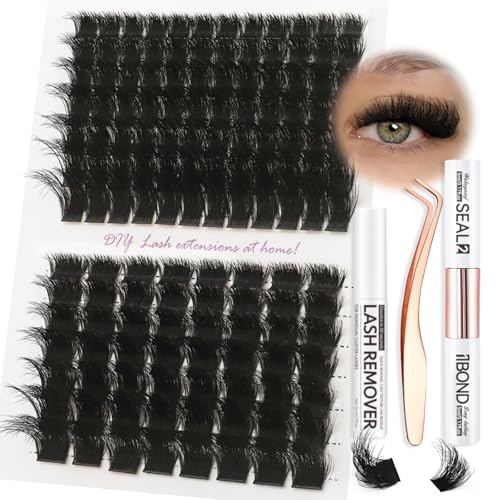 Fluffy Lash Cluster Kit 180D+280D Mega Volume 10-20mm