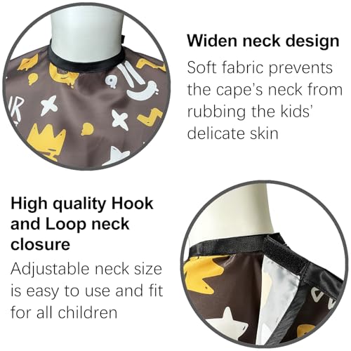 Kids Barber Cape 39x51 in | Waterproof Hair Cutting Apron