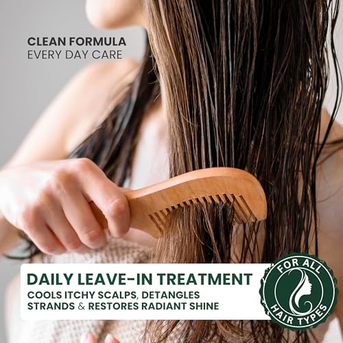 KESMEDIK Tea Tree Oil Leave-In Conditioner & Detangler Spray