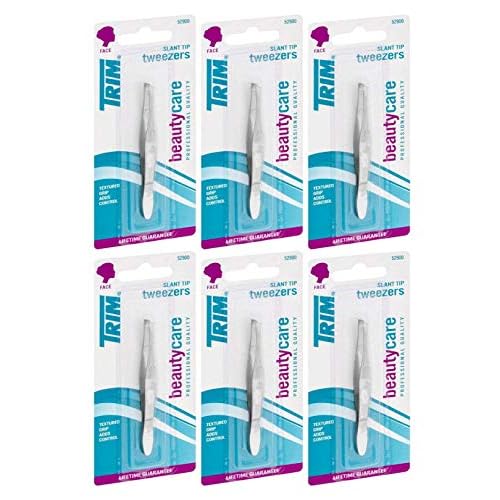 Trim Beauty Care Tweezer Slanted (6 Pack)