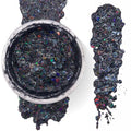 Black Holographic Body Glitter Gel - Water Based & Vegan
