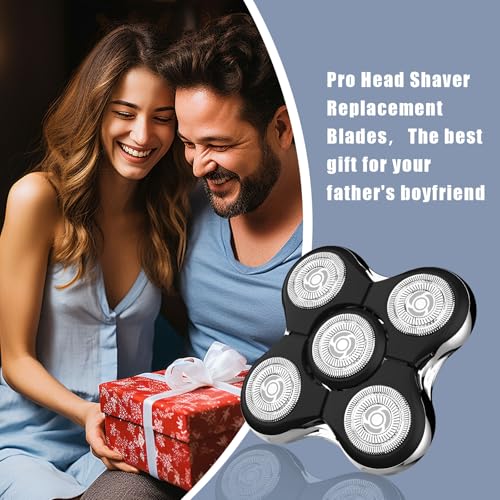 3Pack Shaver Replacement Head Compatible with Remington Balder Pro Head Shaver ModelSPR-XR7000,with 2 Sweeping Brush