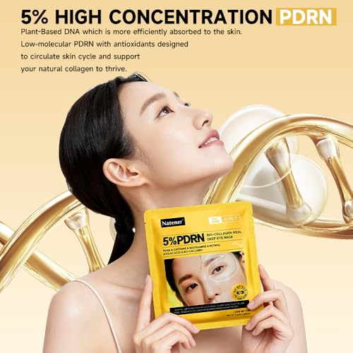 Natener 5% PDRN Under Eye Patches - 6-in-1 Korean Eye Care