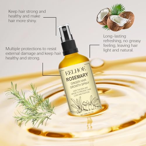Rosemary Hair Growth Spray for Thicker, Healthier Hair – 1 Pcs HuaQing