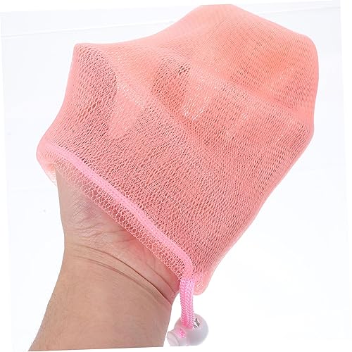 4 Pack Soap Mesh Pouch Bags with Drawstring - Exfoliating