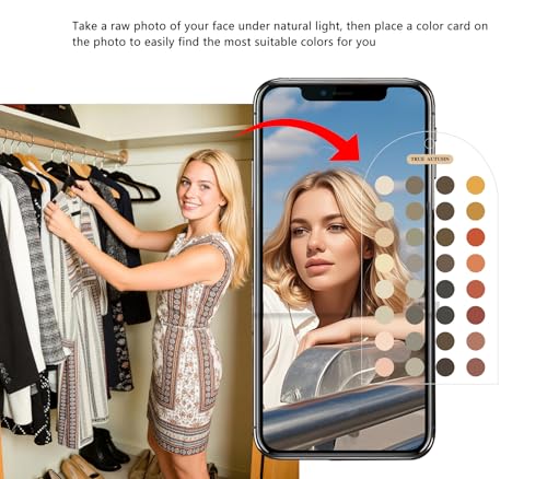Zynoro True Autumn 12-Season Color Analysis Cards Set for Outfits & Makeup