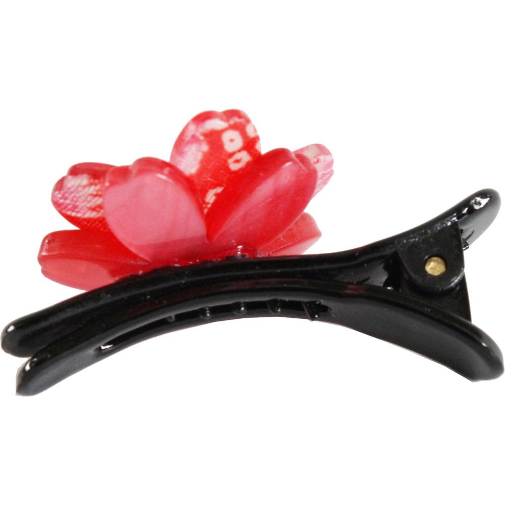 Sakura Design Japanese Mini Hair Clip (Red)