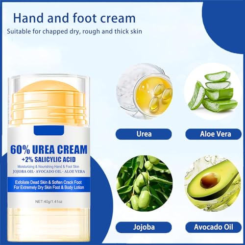 60% Urea Foot Cream with Salicylic Acid for Cracked Heels