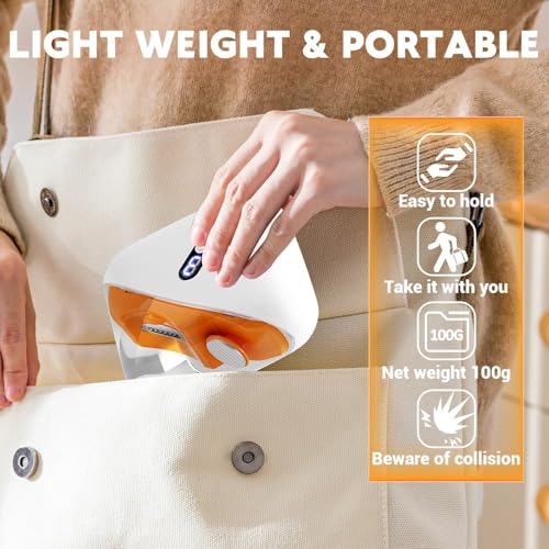 Electric Nail Clipper with LED Light, 3 Speeds & Nail Polishing