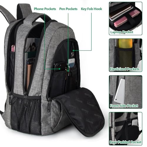 MATEIN Travel Laptop Backpack, Water Resistant Anti-Theft for 15.6" Laptops