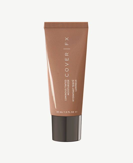 COVER FX Luminous Tinted Moisturizer - Tan - Hydrating Lightweight Glow - Light Coverage - Prebiotic and Probiotic Enriched Formula - All Skin Types - 1 Fl Oz