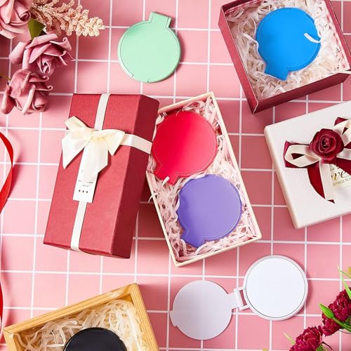 Jetec 12-Pack Compact Folding Pocket Mirrors, Bulk Mini Makeup