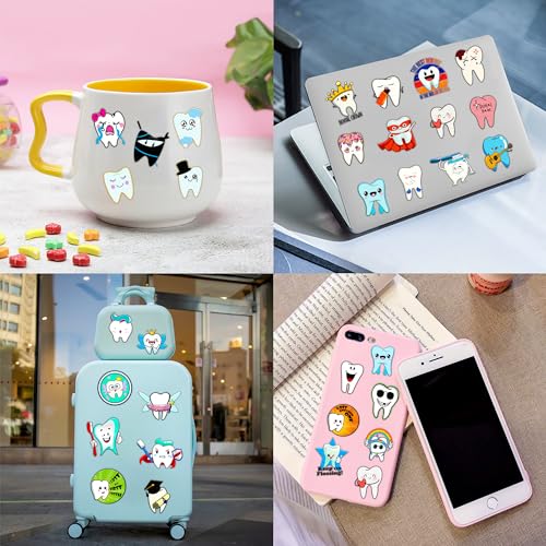96 Pcs Dental Theme Temporary Tattoos for Kids