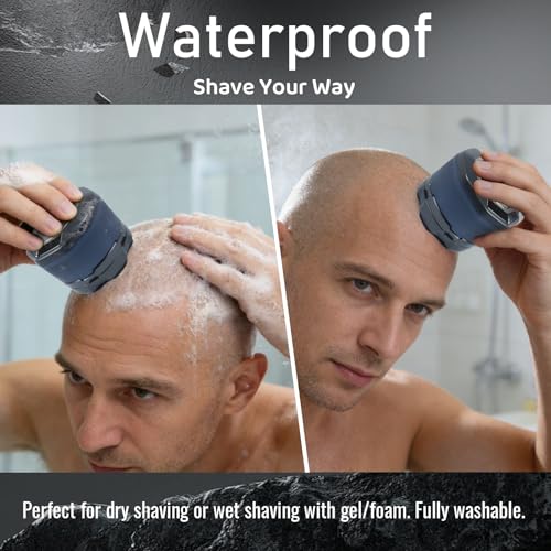 Magnetic 6D Shaver Replacement Heads ? Universal Compatible with Kensen,DOAO,NIWUIO,Ufree,Solimpia & Most Most 6D Magnetic Electric Shavers for Bald Men & Face Shaving (2-Pack)