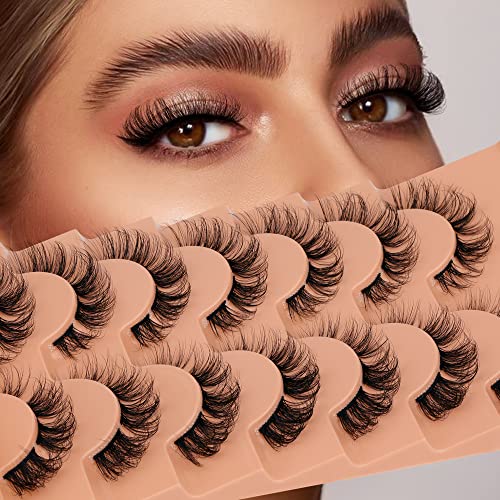 D Curl Cluster Lashes - 56pc Fluffy Wispy Eyelash Extensions