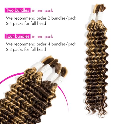 Human Braiding Hair Deep Wave 16 Inch 100g - Boho Curly