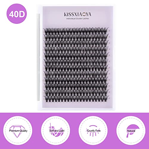 DIY Cluster Eyelash Extensions 240pcs 15mm D Curl