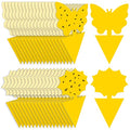 Mosqueda 36 Pack Yellow Sticky Fruit Fly & Gnat Traps for Indoor & Outdoor Plants