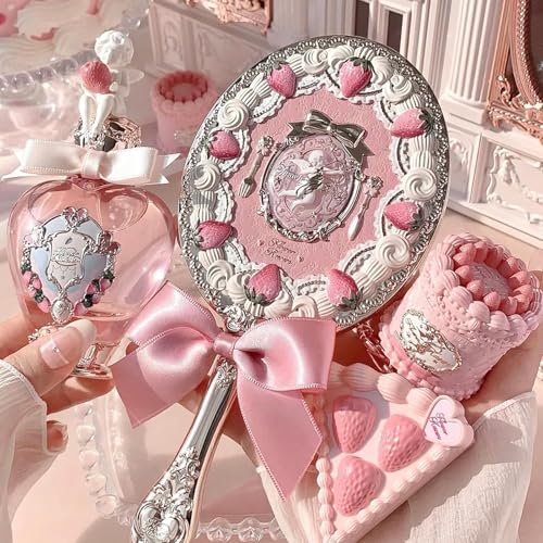 Flower Knows Strawberry Cupid Hand Mirror Pink