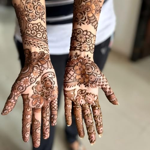 Henna Tattoo Stencil Kit - 12 Sheets Indian Designs