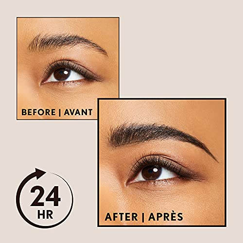 COVERGIRL - Easy Breezy Brow 24HR Brow Ink Pen¢â, dual applicator, ultra-precise felt-tip, spoolie comb, water-resistant, lightweight, 100% Cruelty-Free