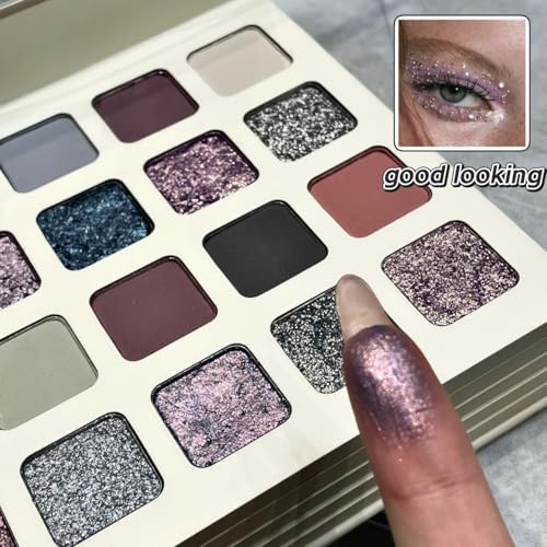 78-Color Makeup Palette Book with Mirror - All-in-One Kit