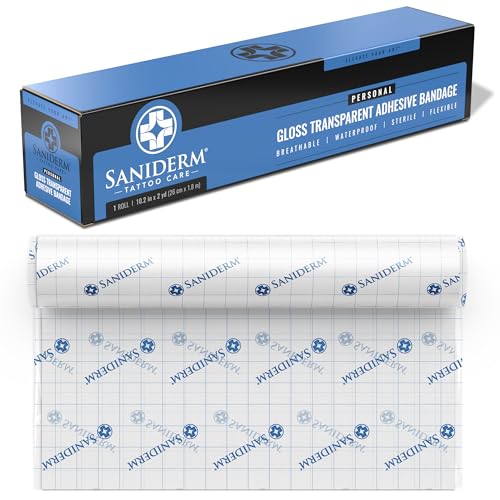 Saniderm Tattoo Aftercare Bandage - 10.2 x 2 yd Medical Grade