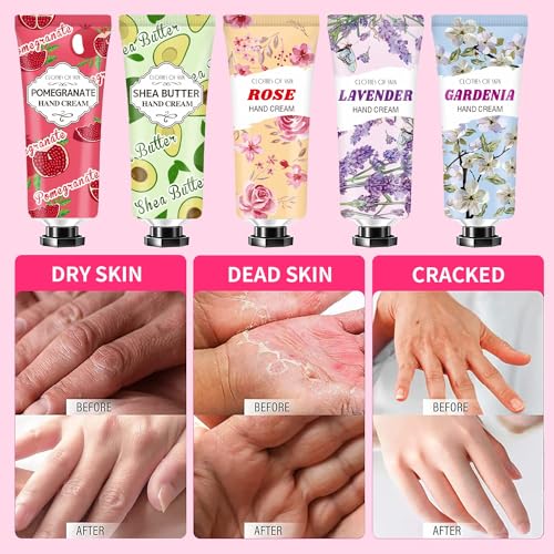 38 PACK Mother's Day Gifts in Bulk Plant Fragrance Hand Cream, Moisturizing Hand Lotion Gift Set,Mini Hand Lotion Travel Size in Bulk,Stocking Stuffers Mother's Day Gifts,Gifts for Women,Mom,Sister