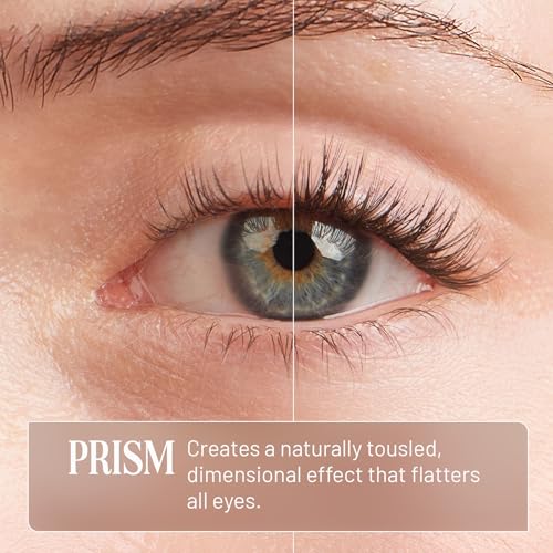 Lilac St - Prism Glamorous Faux Eyelash Clusters (12mm) - Dynamic & Fluttery Volume - DIY Lash Extension Wisps - Lightweight & Lifelike - Lasts 10 Days - Women Founded, Cruelty Free, Vegan - 10 Lashes