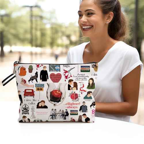 TV Show Makeup Bag, Edw Vampire Gift,Merchandise Cosmetic Bag, TV Show Inspired Gifts for Movie Fans Girls Women (Where The Hell Have You Been Loca) 6M265