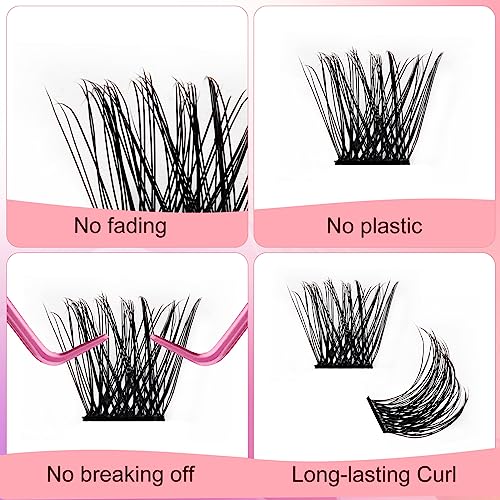 Lash Clusters DIY Eyelash Extensions 144 Pack D Curl