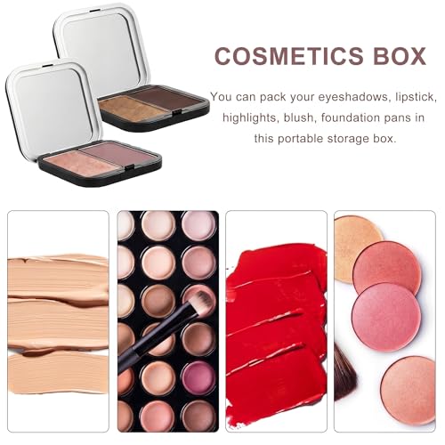KALLORY Magnetic Eyeshadow Palette 2-Piece Set with Mirror