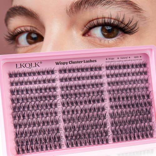 Wispy Eyelash Clusters Kit - 300pcs C Curl DIY Lash Extensions
