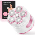 Electric Razors for Women Legs - Flawless Electric Shaver for Women with Magnetic Floating Head, Wet/Dry Hair Remover for Sensitive Skin, Easy to Use with Anti-Slip Strips, Pink