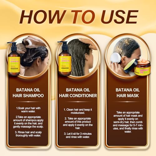 Immetee Batana Shampoo & Conditioner Set for Dry Color-Treated Hair