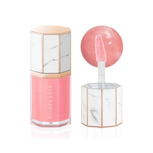 DEARDAHLIA Paradise Aurora Shine Lip Treatment (Morning Dew) - Vegan Hydrating Lip Care with Glass-Like Shine, Lightweight, Non-Sticky, Sensitive Skin Friendly. 0.21 fl oz