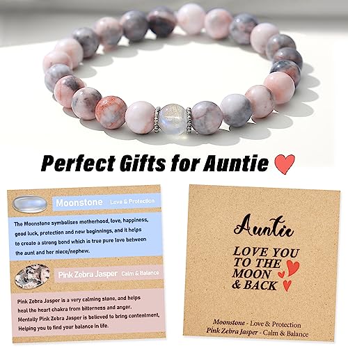 THEMEROL Aunt Gifts from Niece Auntie Gifts Aunt Gifts from Nephew Best Aunt Ever Gifts Bracelet Birthday Mothers Day Gift Just Because Gifts for Her Galentines Valentines Day Christmas Easter