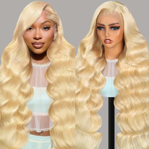 613 Blonde Body Wave Lace Front Wig - Human Hair 22 Inch