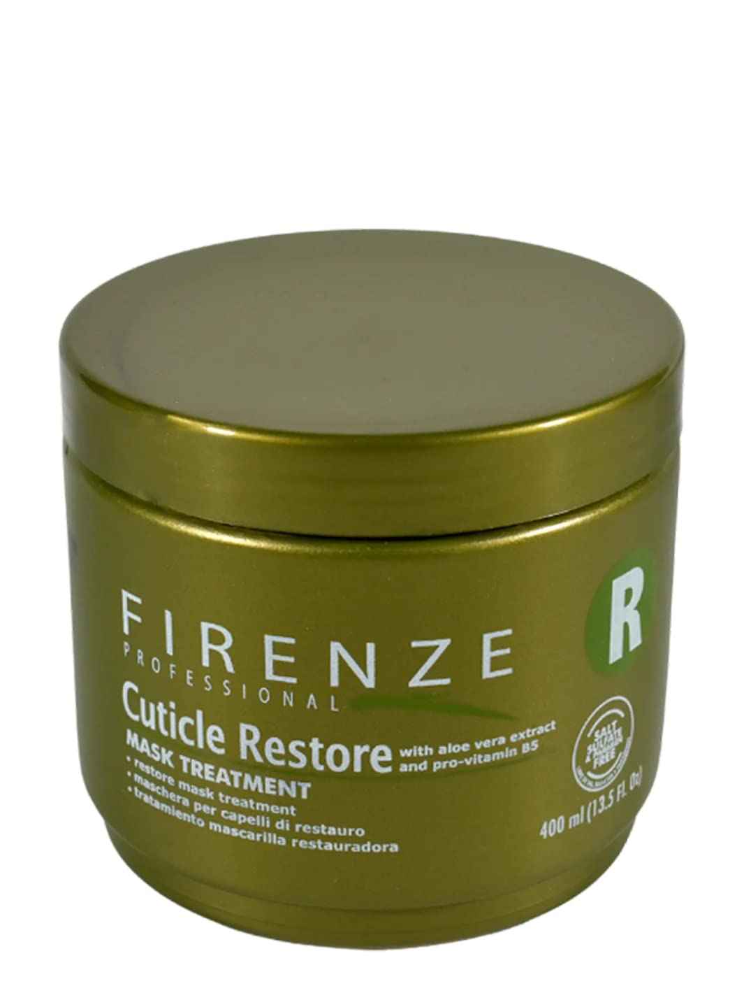 Firenze Professional Cuticle Restore Mask Treatment (salt sulfate & paraben free) 13.5 oz with Free Red Gift Bag